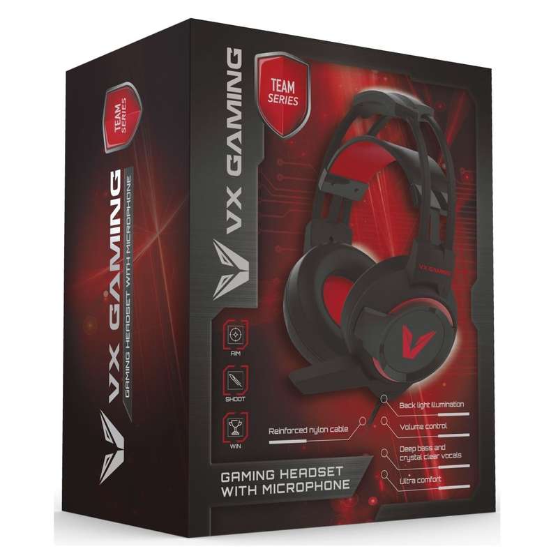 Volkano VX Gaming Team Series Gaming Headset w Mic