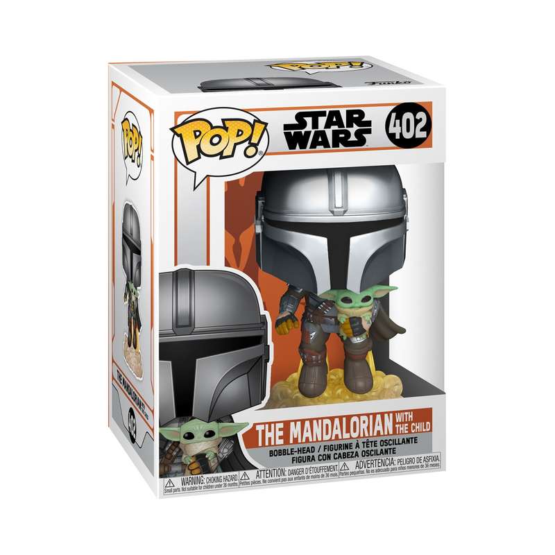 Funko POP Star Wars Mandalorian Mandalorian with Child