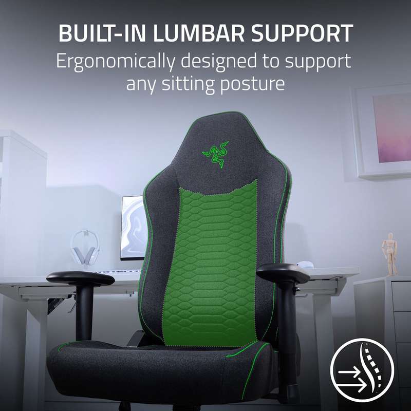 Razer Iskur V2 X Gaming Chair Black Fabric