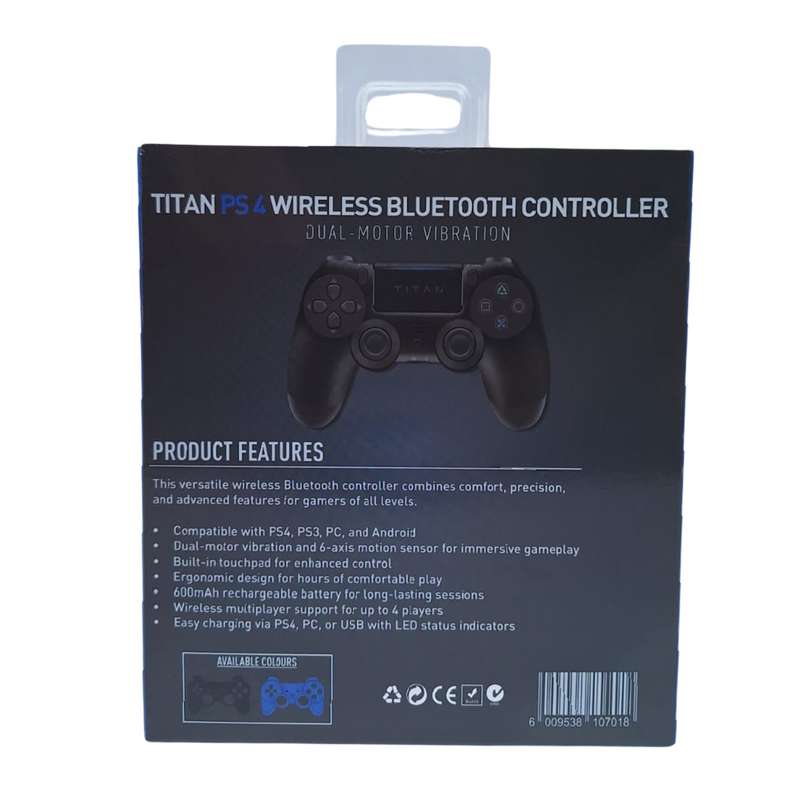 Titan Wireless Bluetooth Gaming Controller Black (Multi)