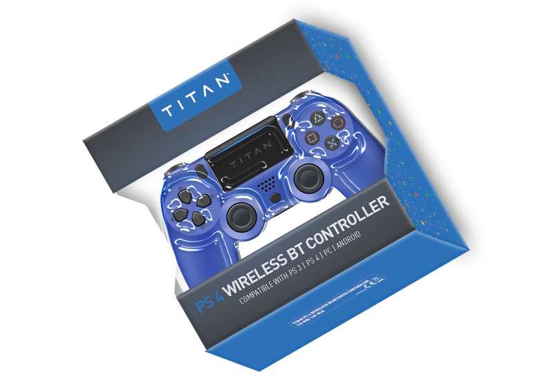 Titan Wireless Bluetooth Gaming Controller Blue (Multi)
