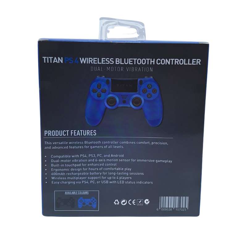 Titan Wireless Bluetooth Gaming Controller Blue (Multi)