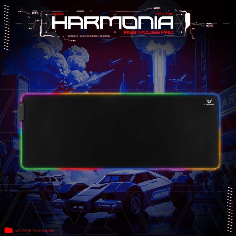 Volkano VX Gaming Harmonia RGB Mousepad Extra Wide