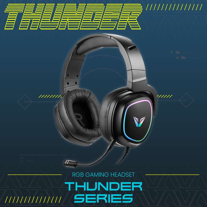 Volkano VX Gaming Thunder Series Gaming Headset RGB