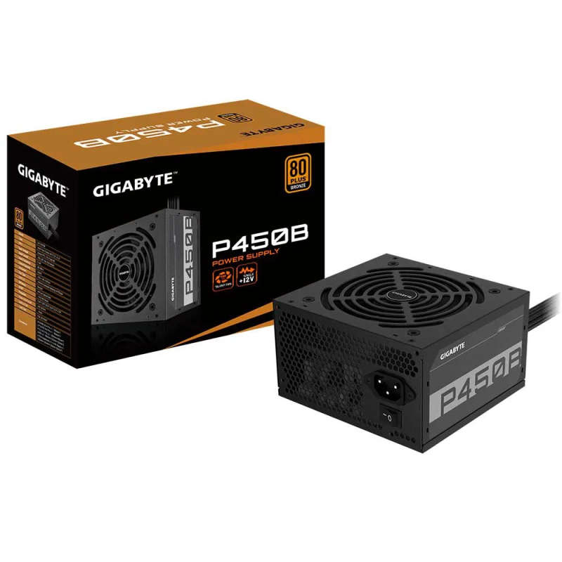 Gigabyte P450B |  450 W |  100 - 240 V |  50 - 60 Hz |  8 - 4 A |  Active |  103 W