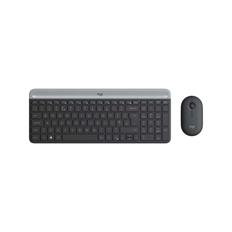 LOGITECH MK470 SLIM WIRELESS KEYBOARD COMBO GRAPHITE