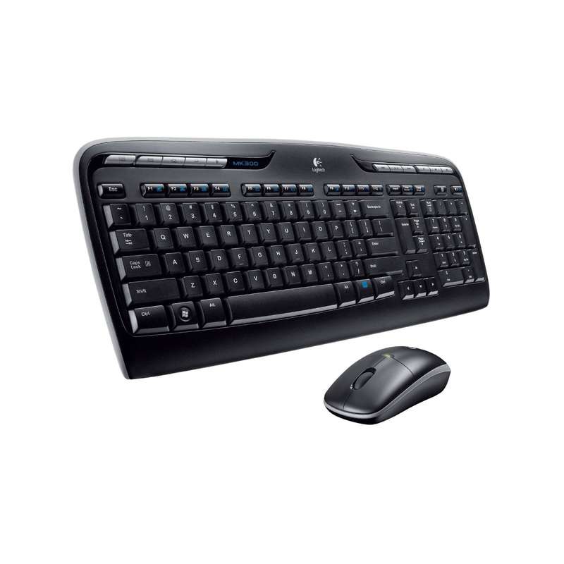 LOGITECH WIRELESS MOUSE |  KEYBOARD COMBO MK330 BLACK 2 YEAR CARRY IN WARRANTY