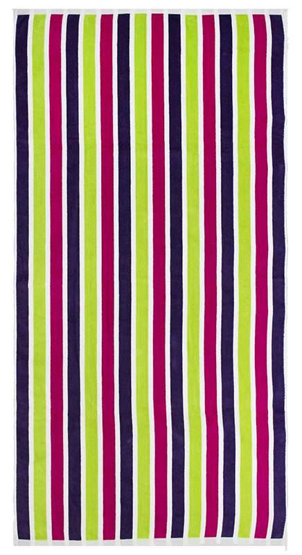 Bunty's Beach Towel 0700 - Design 177 - 090x180cms - 3 Stripe Mix - 700gms