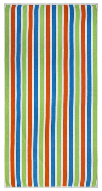 Bunty's Beach Towel 0700 - Design 177 - 090x180cms - 3 Stripe Mix - 700gms