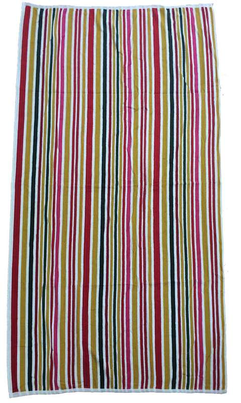 Bunty's Beach Towel 0600 - Design 017 - 090x180cms - Candy Stripes 03 - 01 Pc Pack