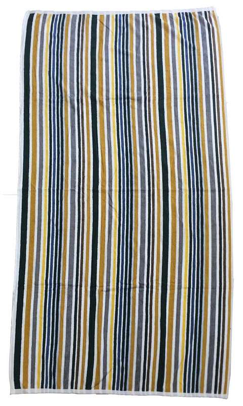 Bunty's Beach Towel 0600 - Design 017 - 090x180cms - Candy Stripes 03 - 01 Pc Pack