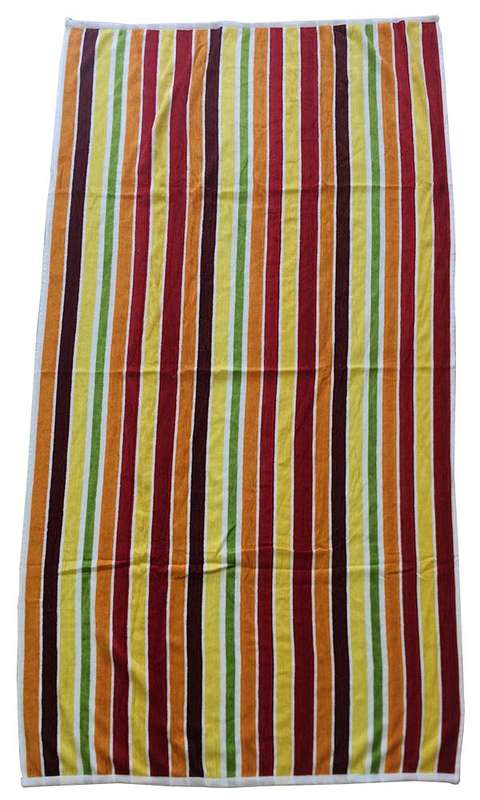Bunty's Beach Towel 0600 - Design 017 - 090x180cms - Candy Stripes 03 - 01 Pc Pack