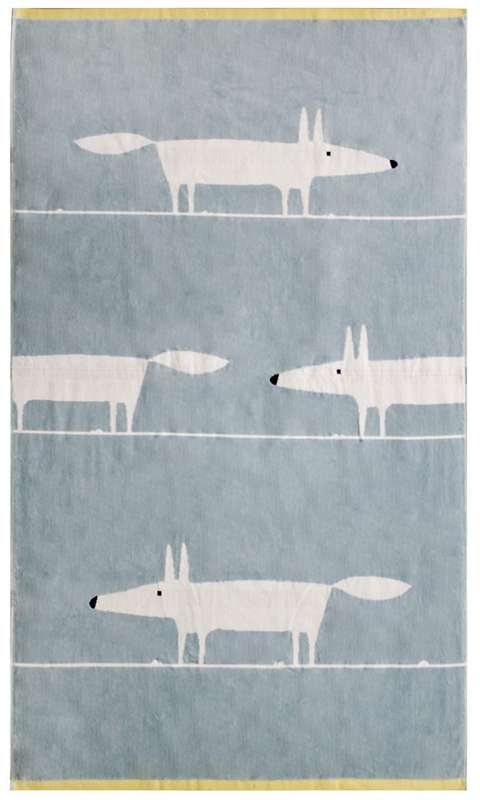 Bunty's Beach Towel 0700 - Design 097 - 095x150cms - Joules Mr Fox - 730GMS