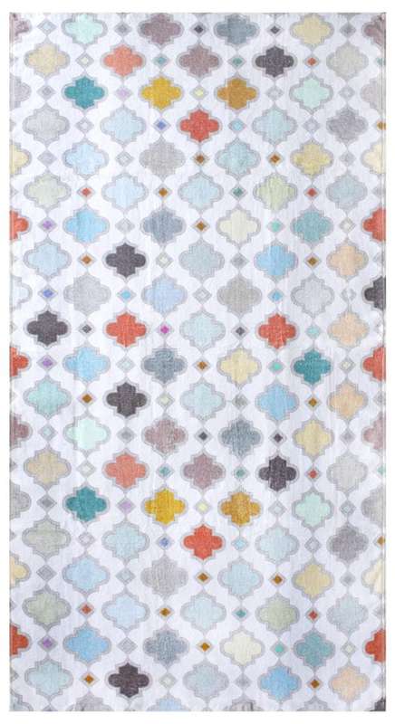 Bunty's Printed Beach Towel Design 123 - 080x150cms - 430GMS