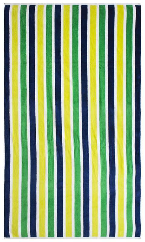 Bunty's Beach Towel 0700 - Design 177 - 090x180cms - 3 Stripe Mix - 700gms