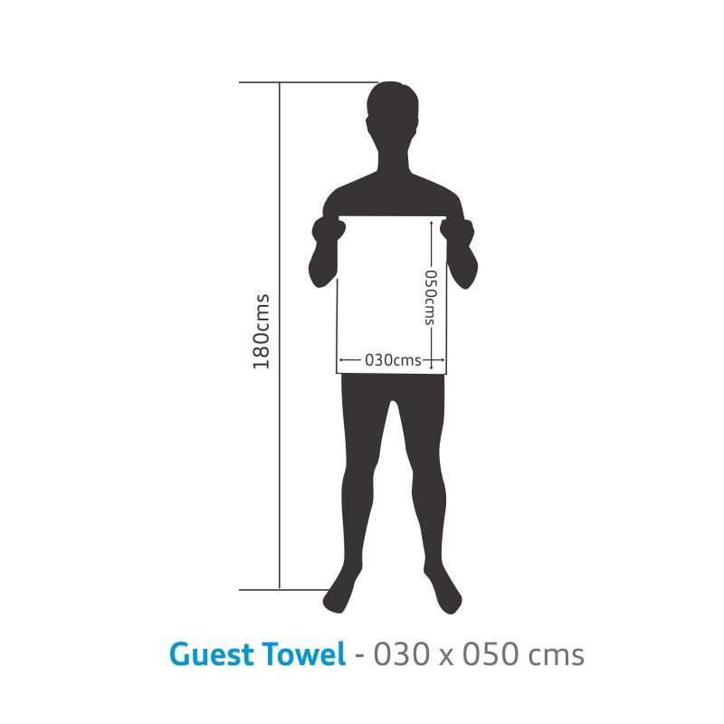 Bunty's Plush 450GSM Guest Towels -  200 Piece Pack