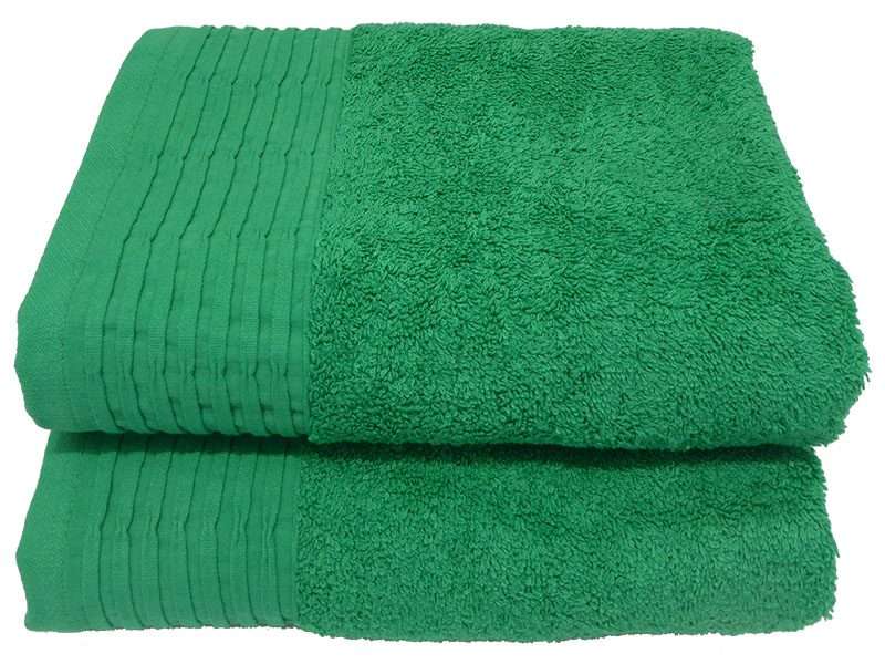 Bunty's Surplus Hand Towel - Design 005 - 050x100cm - Green 02 Pc Pack