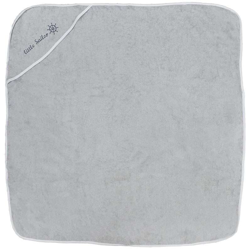 Bunty's Baby Hooded Towel - Design 002 - 090x090cms - 380GSM - 01 Pc Pack - Little Sailor - High-...