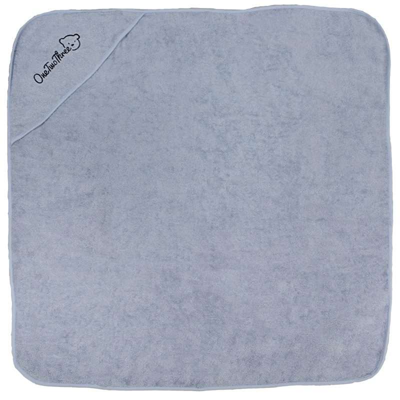 Bunty's Baby Hooded Towel - Design 005 - 090x090cms - 380GSM - 01 Pc Pack - 123 - Celestial Blue ...