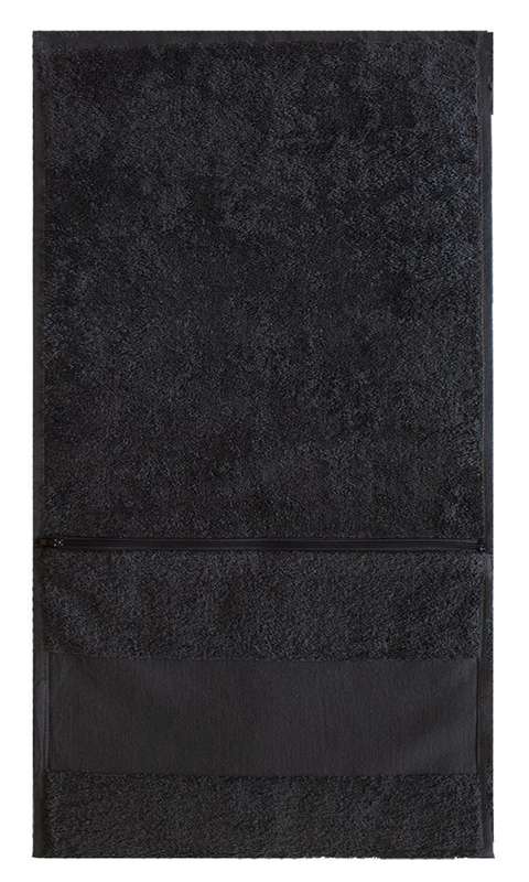 Bunty's Plush Gym Towel 450 GSM with Zip Pocket  - 01 Piece Pack