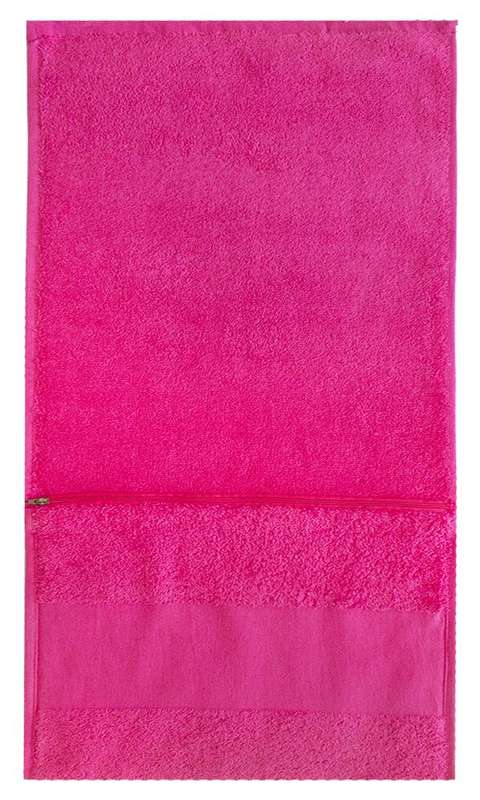 Bunty's Plush Gym Towel 450 GSM with Zip Pocket  - 01 Piece Pack