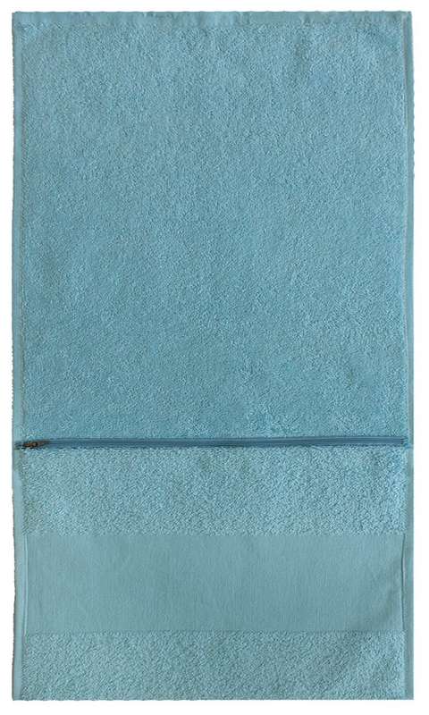Bunty's Plush Gym Towel 450 GSM with Zip Pocket  - 01 Piece Pack