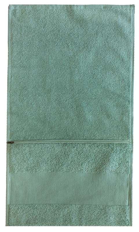 Bunty's Plush Gym Towel 450 GSM with Zip Pocket  - 100 Piece Pack