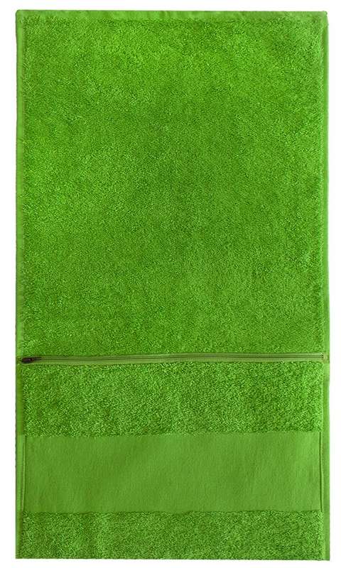 Bunty's Plush Gym Towel 450 GSM with Zip Pocket  - 01 Piece Pack