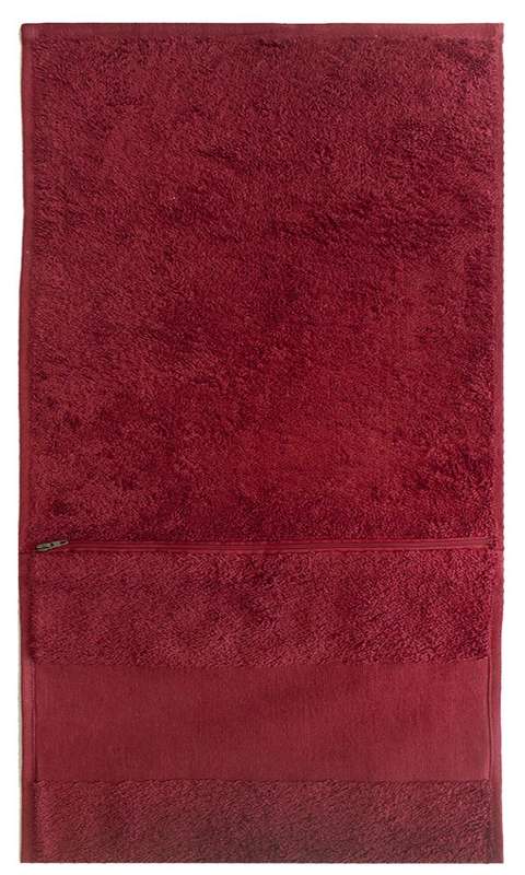 Bunty's Plush Gym Towel 450 GSM with Zip Pocket  - 01 Piece Pack