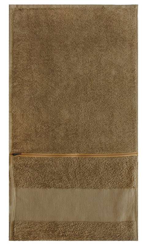 Bunty's Plush Gym Towel 450 GSM with Zip Pocket  - 01 Piece Pack