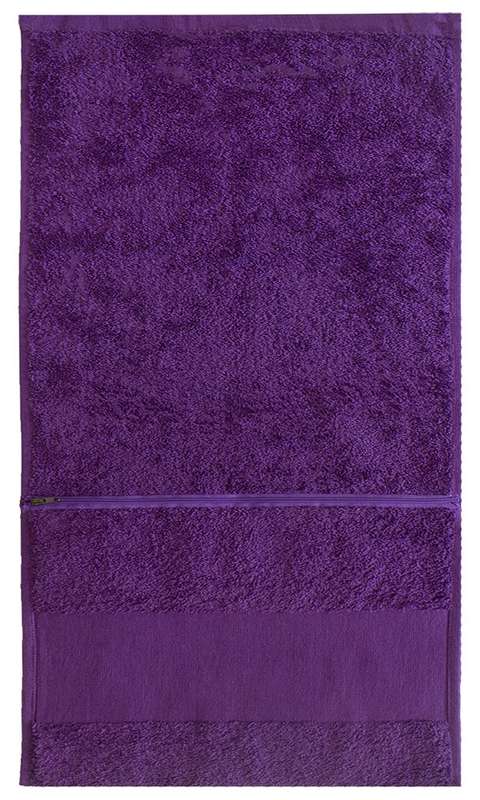 Bunty's Plush Gym Towel 450 GSM with Zip Pocket  - 01 Piece Pack
