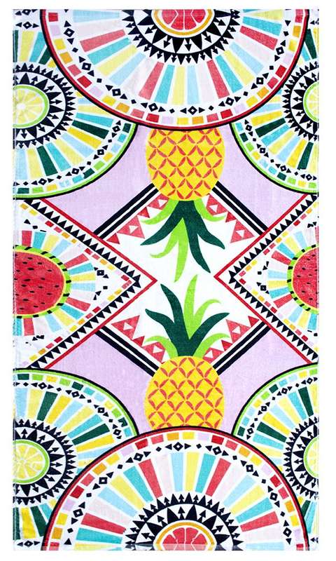 Bunty's Printed Beach Towel Design 074 - 080x150cms - 482GMS