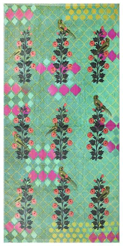 Bunty's Printed Beach Towel Design 012 - 070x140cms - 385GMS