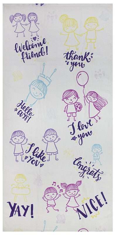 Bunty's Printed Beach Towel Design 035 - 070x140cms - 390GMS
