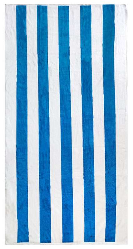 Bunty's Beach Towel 1000 - Design 24 - 100x180cms - Slightly Imperfect - Reversible Cabana - 1000GMS
