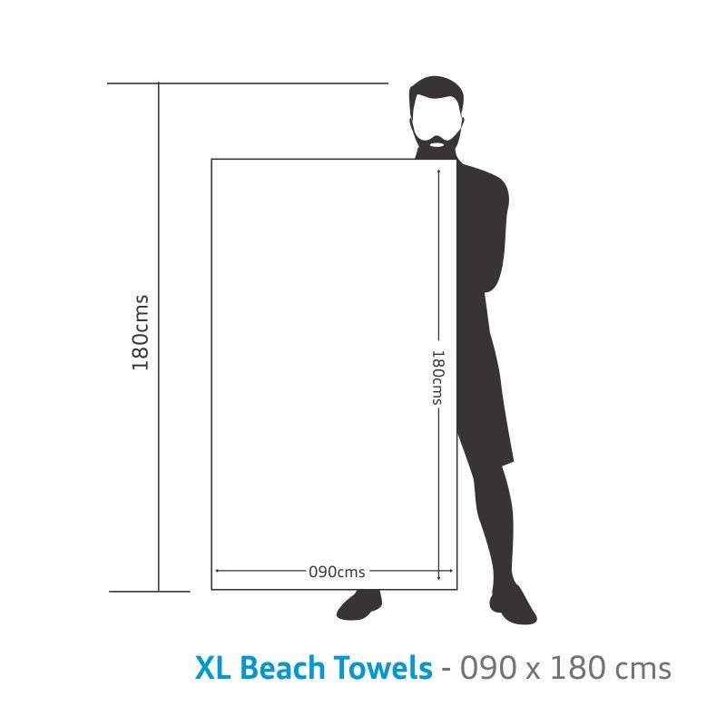 Bunty's Beach Towel 0400 - Design 01 - Slightly Imperfect - 070x150cms - 389GMS