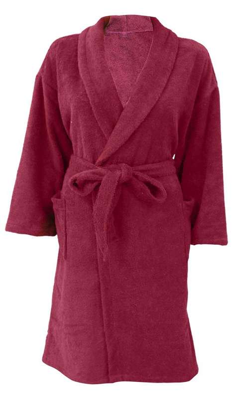 Bunty's Bathrobe - Terry - Shawl Collar - Plush 450 GSM
