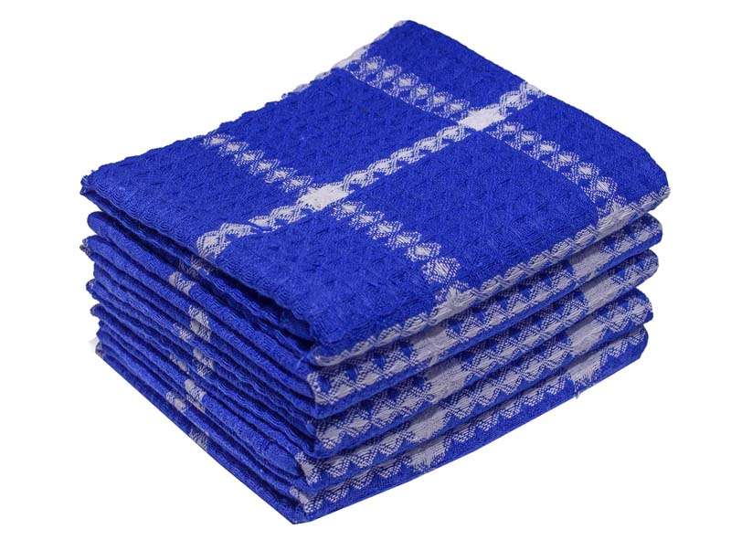 Bunty's Kitchen Towel - Design 2001 - 045x070cms - (05 Pc Pack) - Big Checks