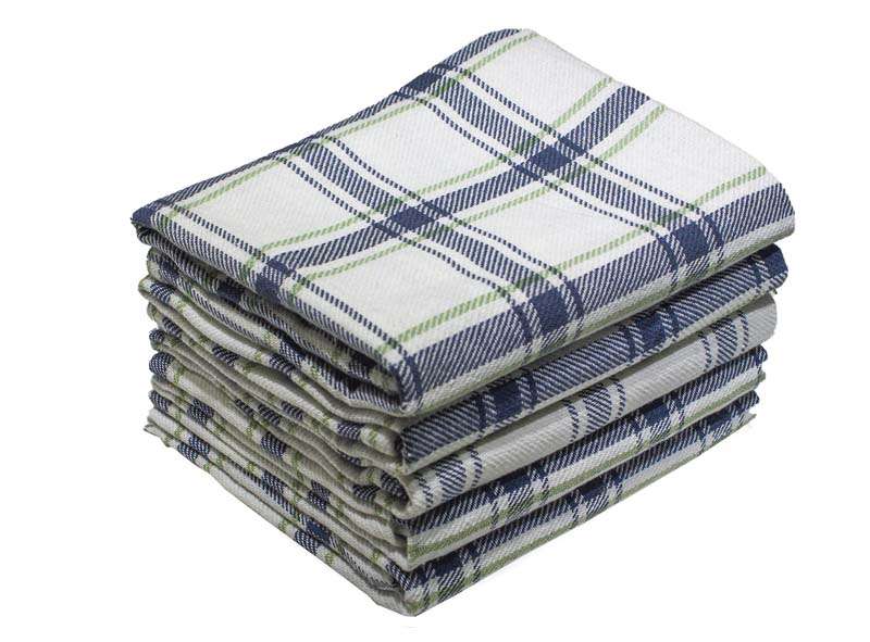 Bunty's Kitchen Towel - Design 2006 - 045x070cms - (05 Pc Pack) - Checks