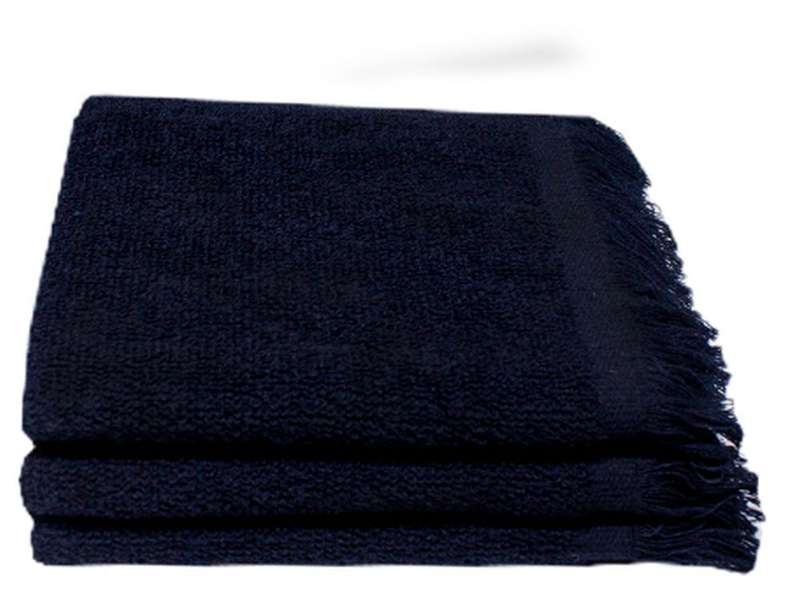 Bunty's Recycled Yarn - Ocean's 380GSM - Fringe Towels 033x050cms - 6 Colours - 03 Pc Pack