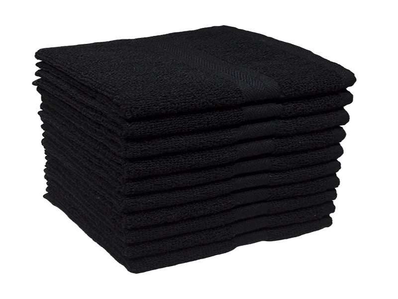 Bunty's Recycled Yarn - Ocean's 380GSM - Guest Towels 033x050cms - 6 Colours - 10 Pc Pack