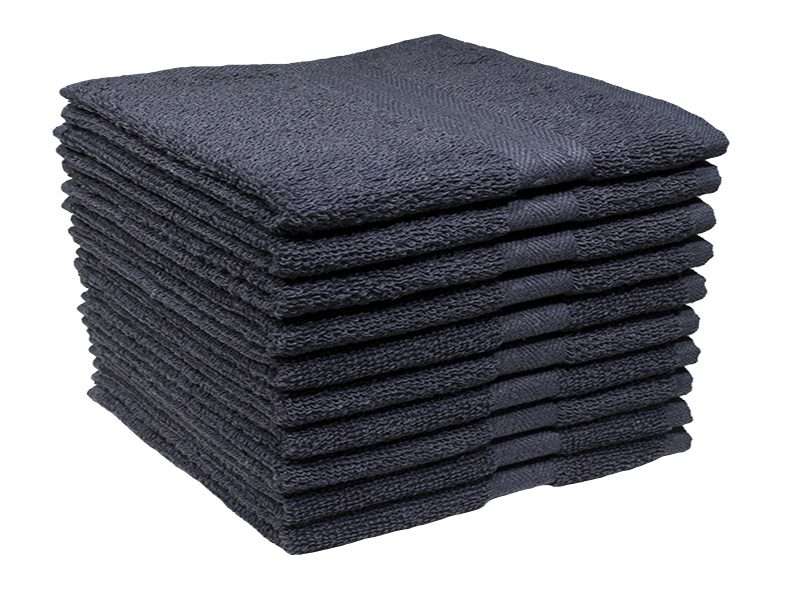 Bunty's Recycled Yarn - Ocean's 380GSM - Guest Towels 033x050cms - 6 Colours - 10 Pc Pack