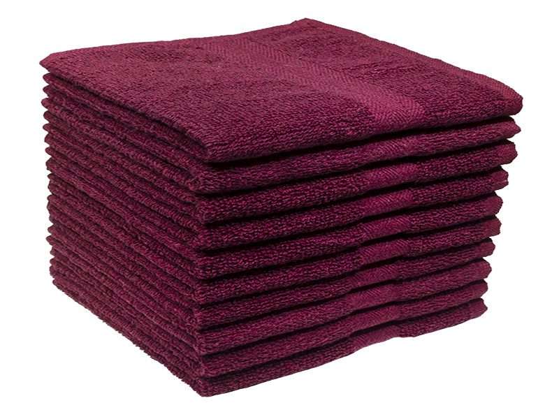 Bunty's Recycled Yarn - Ocean's 380GSM - Guest Towels 033x050cms - 6 Colours - 10 Pc Pack