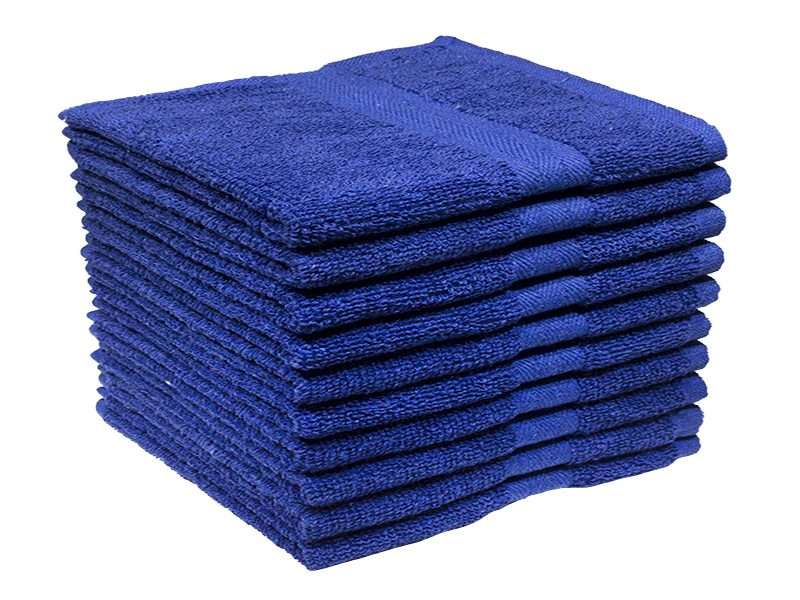 Bunty's Recycled Yarn - Ocean's 380GSM - Guest Towels 033x050cms - 6 Colours - 10 Pc Pack