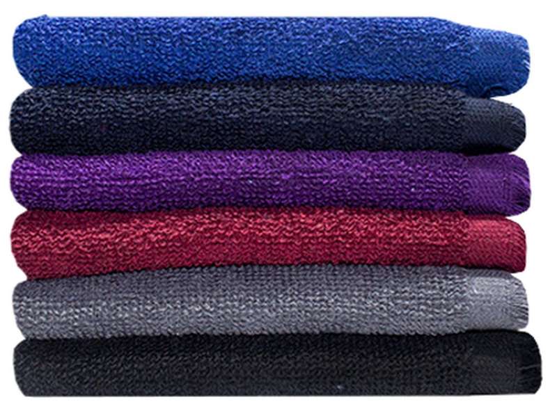 Bunty's Recycled Yarn - Ocean's 380GSM - Fringe Towels 033x050cms - 6 Colours - 10 Pc Pack