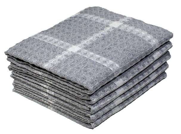 Bunty's Kitchen Towel - Design 2001 - 045x070cms - (05 Pc Pack) - Big Checks