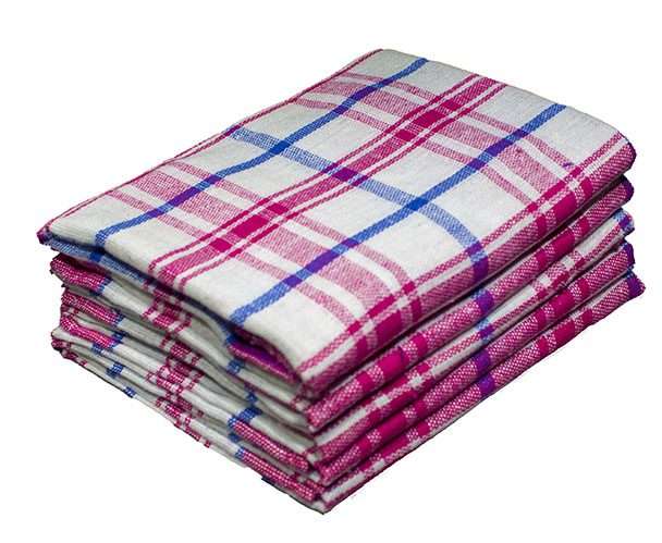 Bunty's Kitchen Towel - Design 2007 - 045x070cms - (05 Pc Pack) - Medium Checks