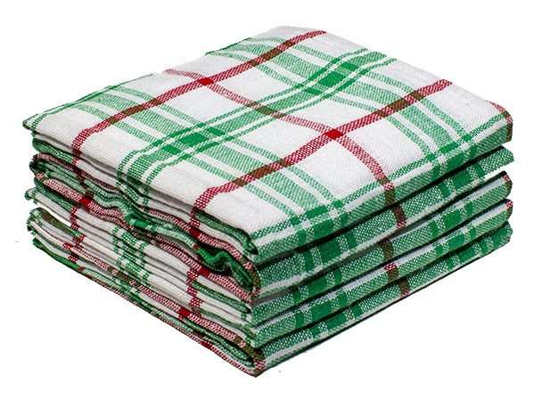 Bunty's Kitchen Towel - Design 2007 - 045x070cms - (05 Pc Pack) - Medium Checks