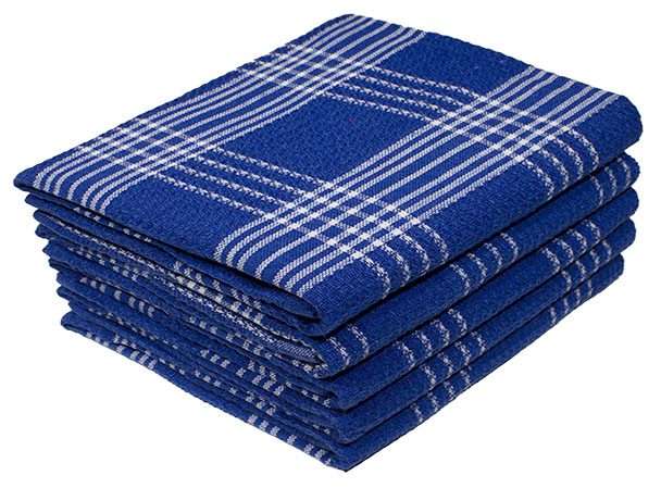 Bunty's Kitchen Towel - Design 2019 - 050x070cms - (05 Pc Pack) - Plain Checks