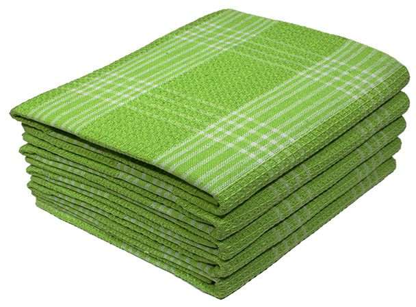 Bunty's Kitchen Towel - Design 2019 - 050x070cms - (05 Pc Pack) - Plain Checks